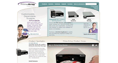 Desktop Screenshot of primearray.com